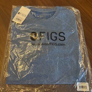 Figs Underscrub, light blue, Small NWT